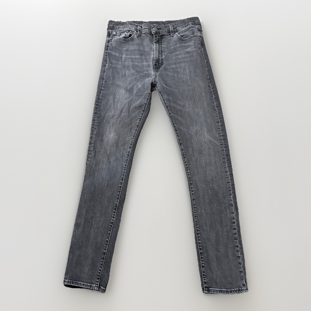 Levi's Premium 510 Jeans Men's 36x34 Skinny Fit Black Denim 32x32